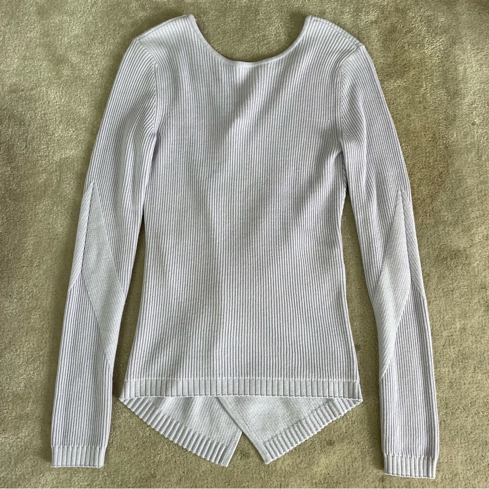 Lululemon Purple Ribbed Sweater